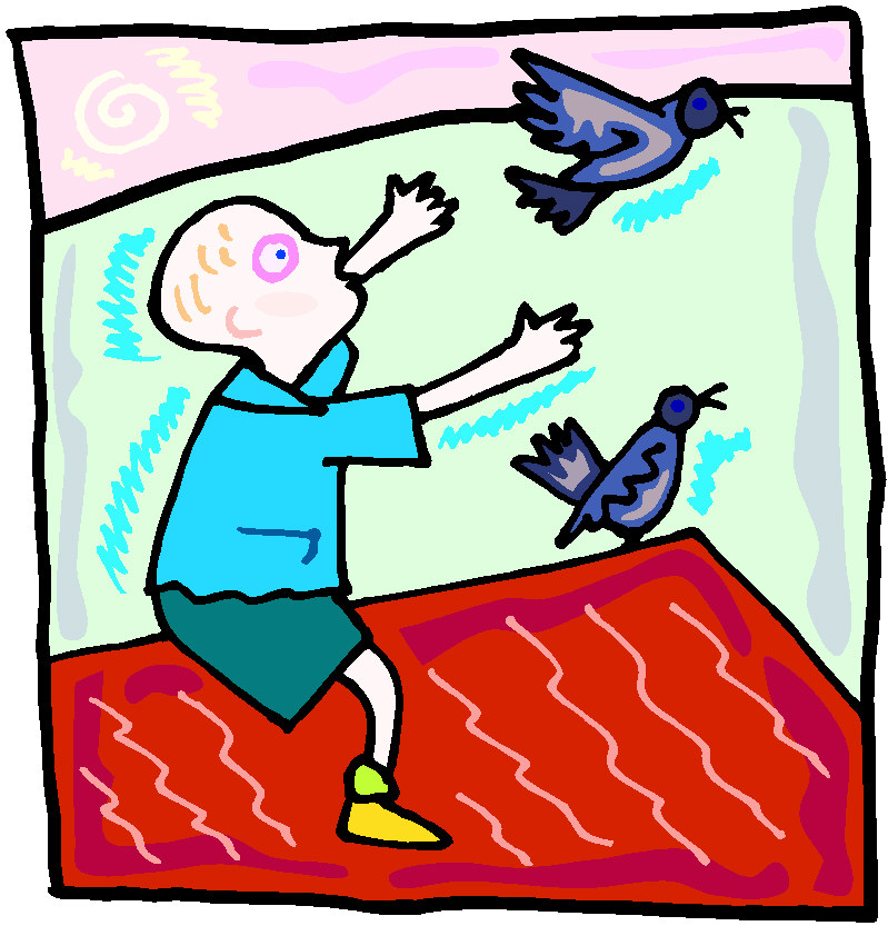 Pigeons clip art