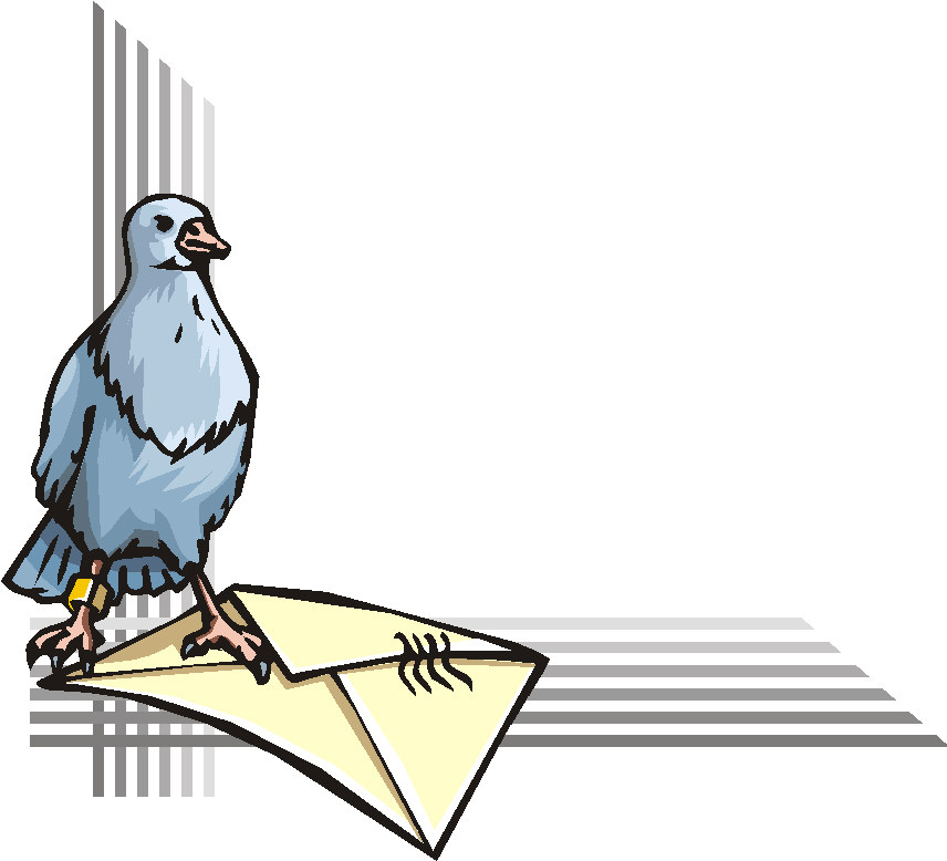 Pigeons clip art