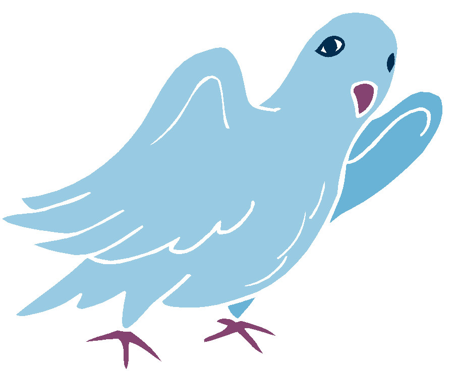 Pigeons clip art