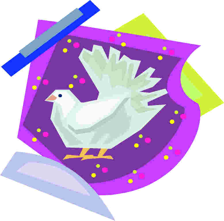 Pigeons clip art