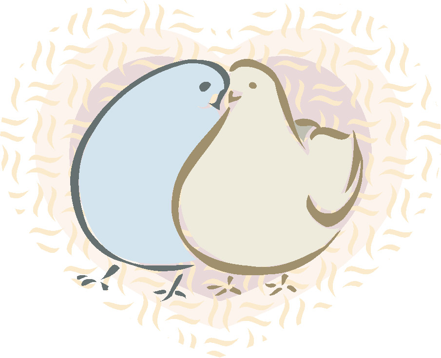 Pigeons clip art
