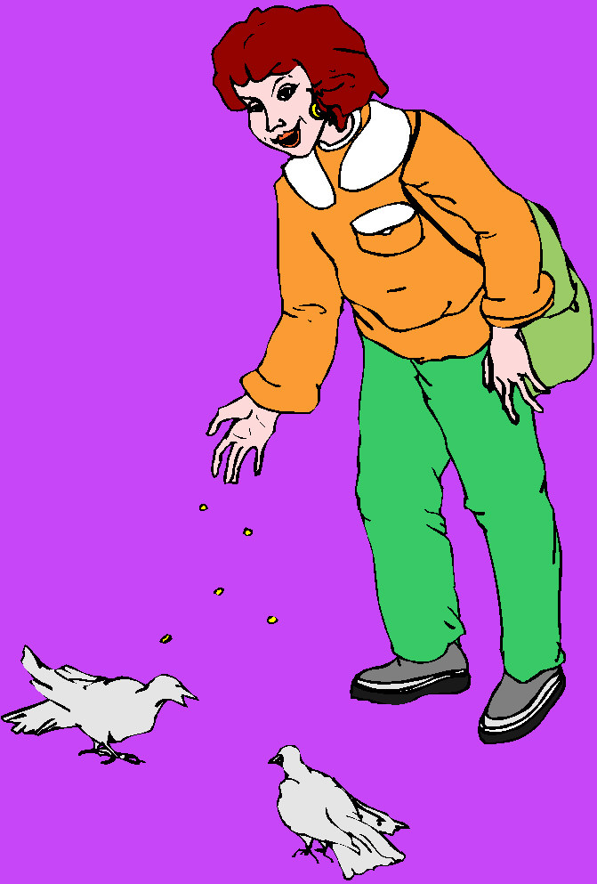 Pigeons clip art