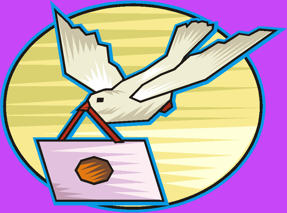 Pigeons clip art