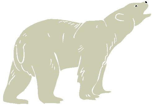 Polar bears clip art