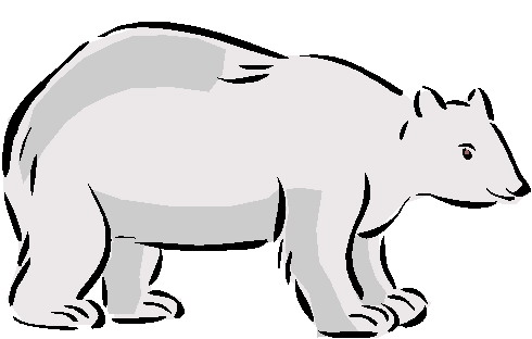 Polar bears clip art