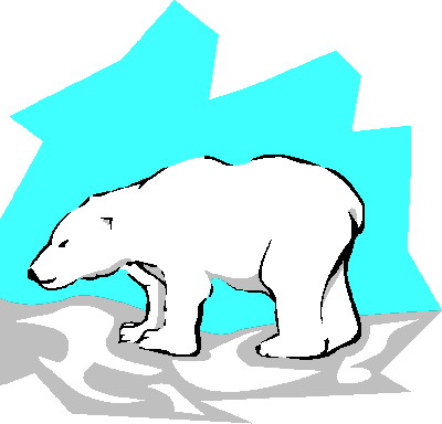 Polar bears clip art