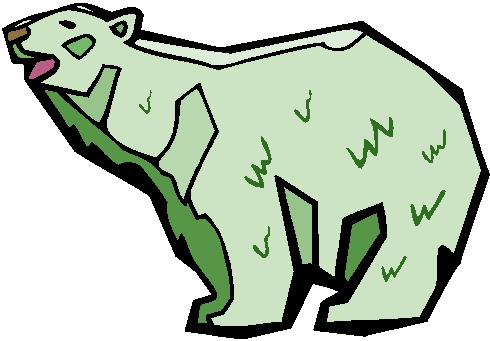 Polar bears clip art