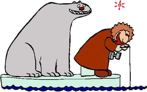 Polar bears clip art