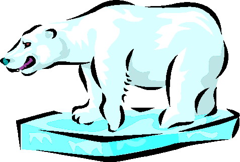 Polar bears clip art