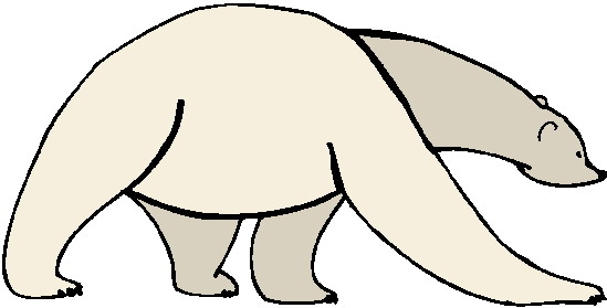 Polar bears clip art