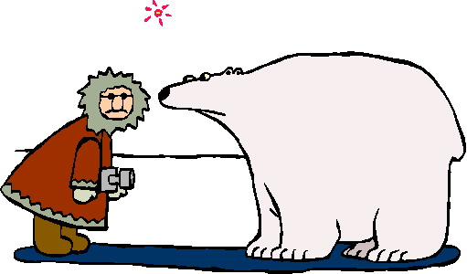 Polar bears clip art