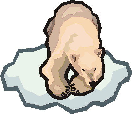 Polar bears clip art