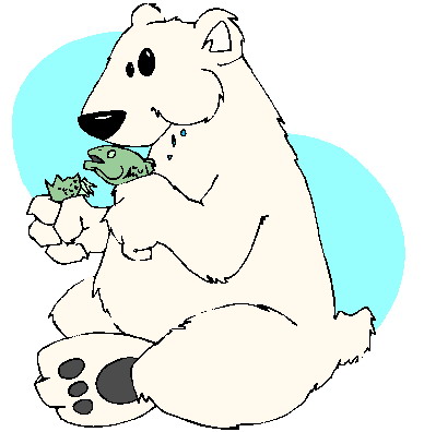 Polar bears clip art