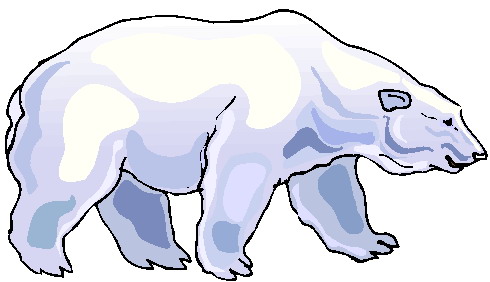 Polar bears clip art