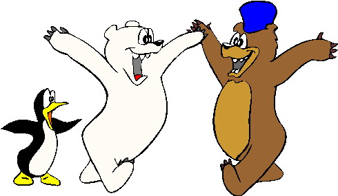 Polar bears clip art