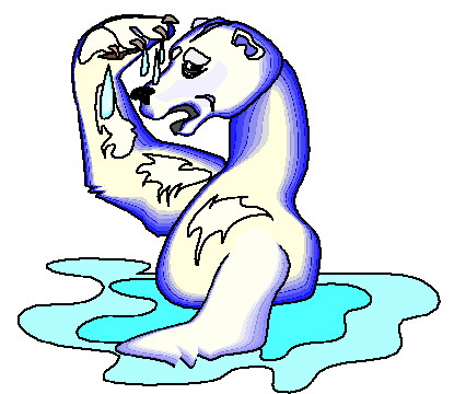 Polar bears clip art