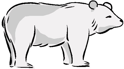 Polar bears clip art