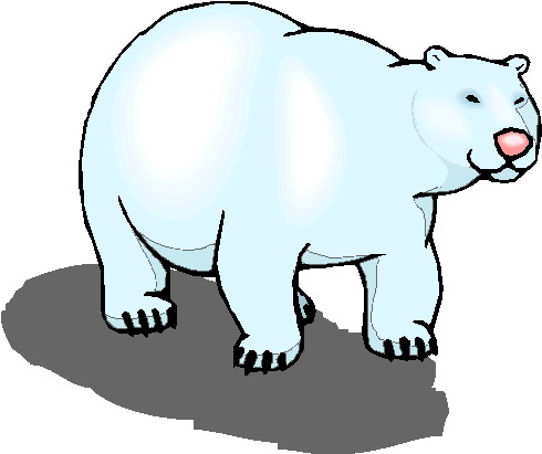 Polar bears clip art