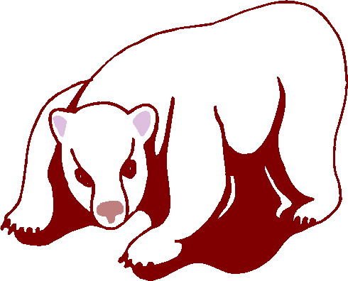 Polar bears clip art