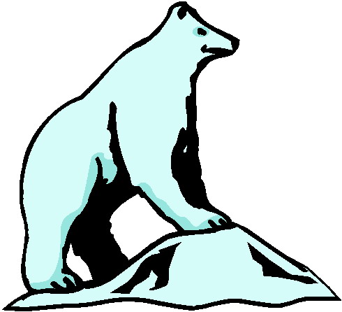 Polar bears clip art