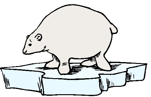 Polar bears clip art