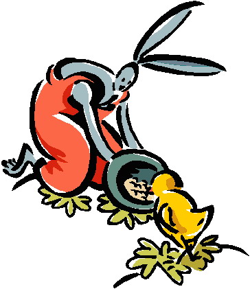 Rabbits clip art