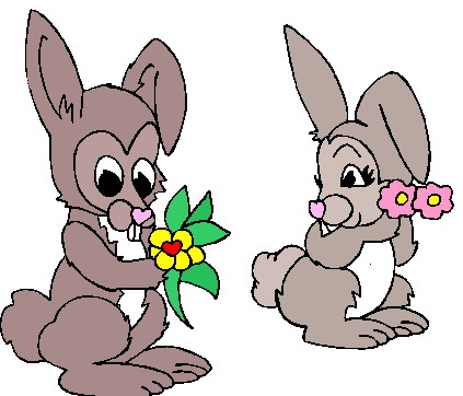 Rabbits clip art