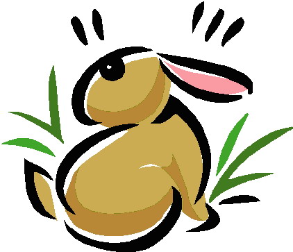 Rabbits clip art