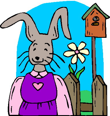 Rabbits clip art