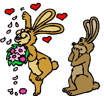 Rabbits clip art