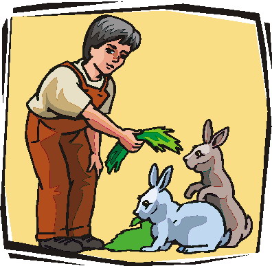 Rabbits clip art