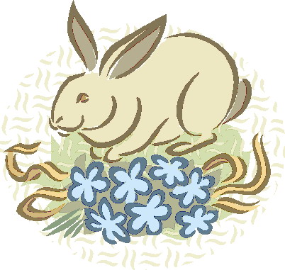 Rabbits clip art