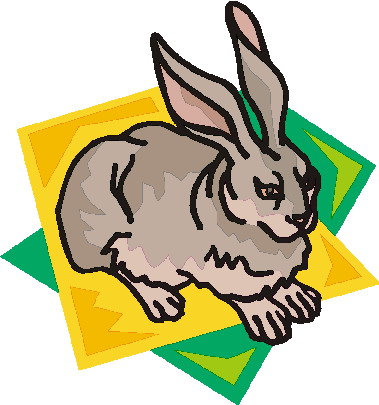 Rabbits clip art