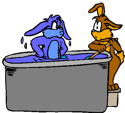 Rabbits clip art