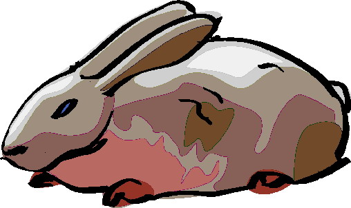 Rabbits clip art