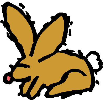 Rabbits clip art