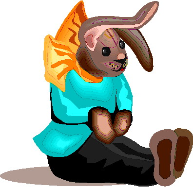 Rabbits clip art