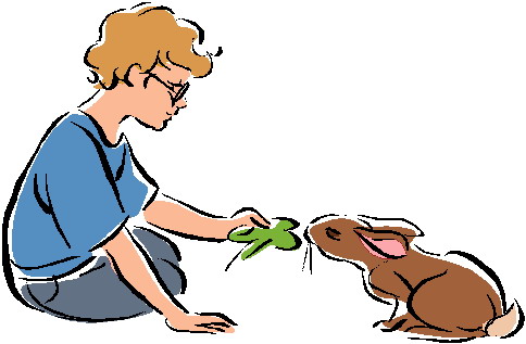 Rabbits clip art