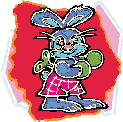 Rabbits clip art