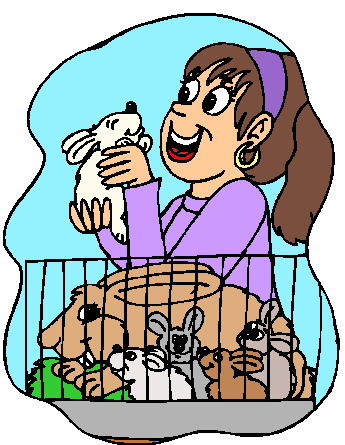 Rabbits clip art