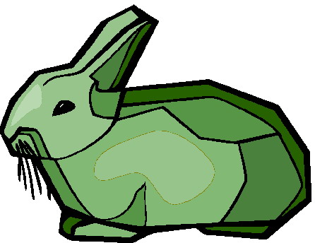 Rabbits clip art