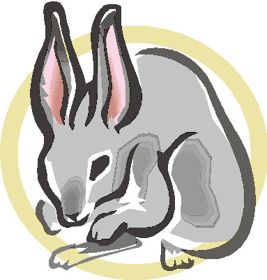 Rabbits clip art