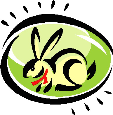 Rabbits clip art