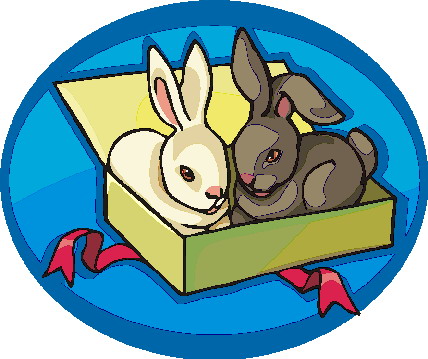 Rabbits clip art