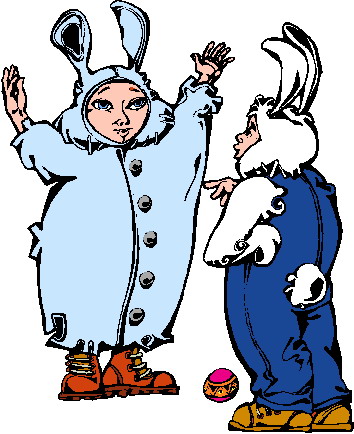 Rabbits clip art