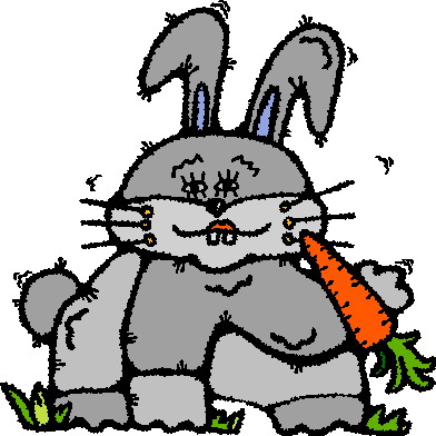 Rabbits clip art