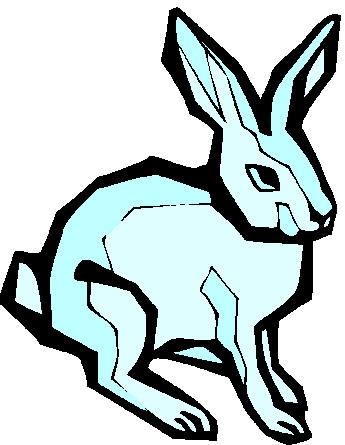 Rabbits clip art