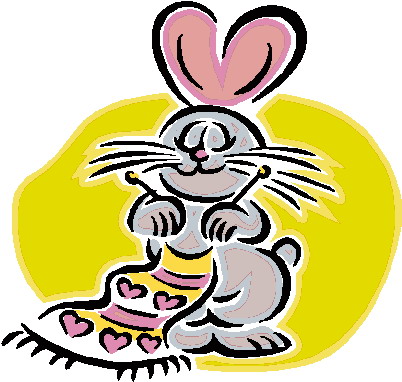 Rabbits clip art