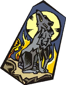 Wolves clip art