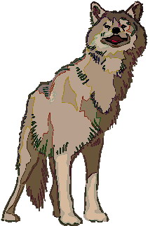 Wolves clip art